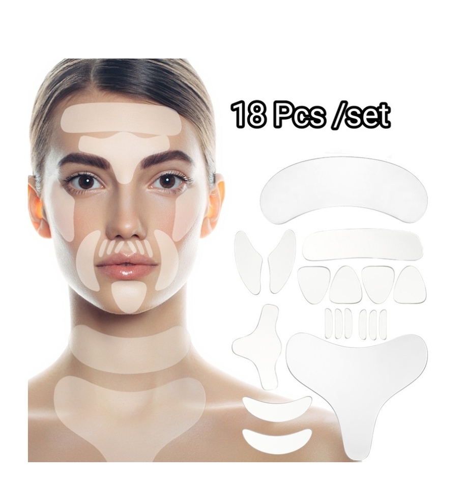 Anti wrinkle skin care lifting patch set