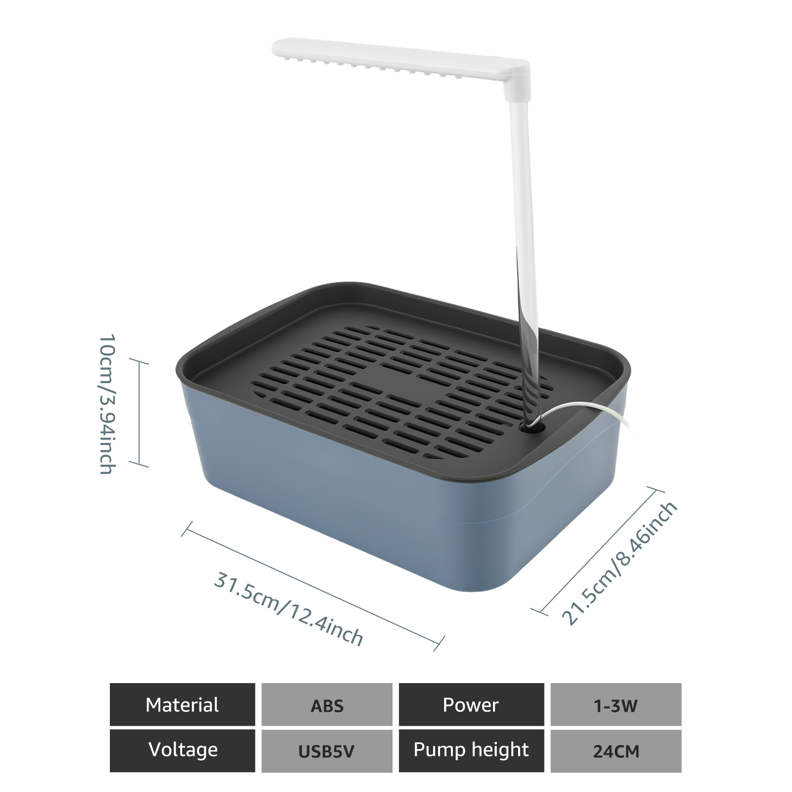 Automatic Bird Circulating Water Tub for Lovebirds, Budgies & Cockatiels