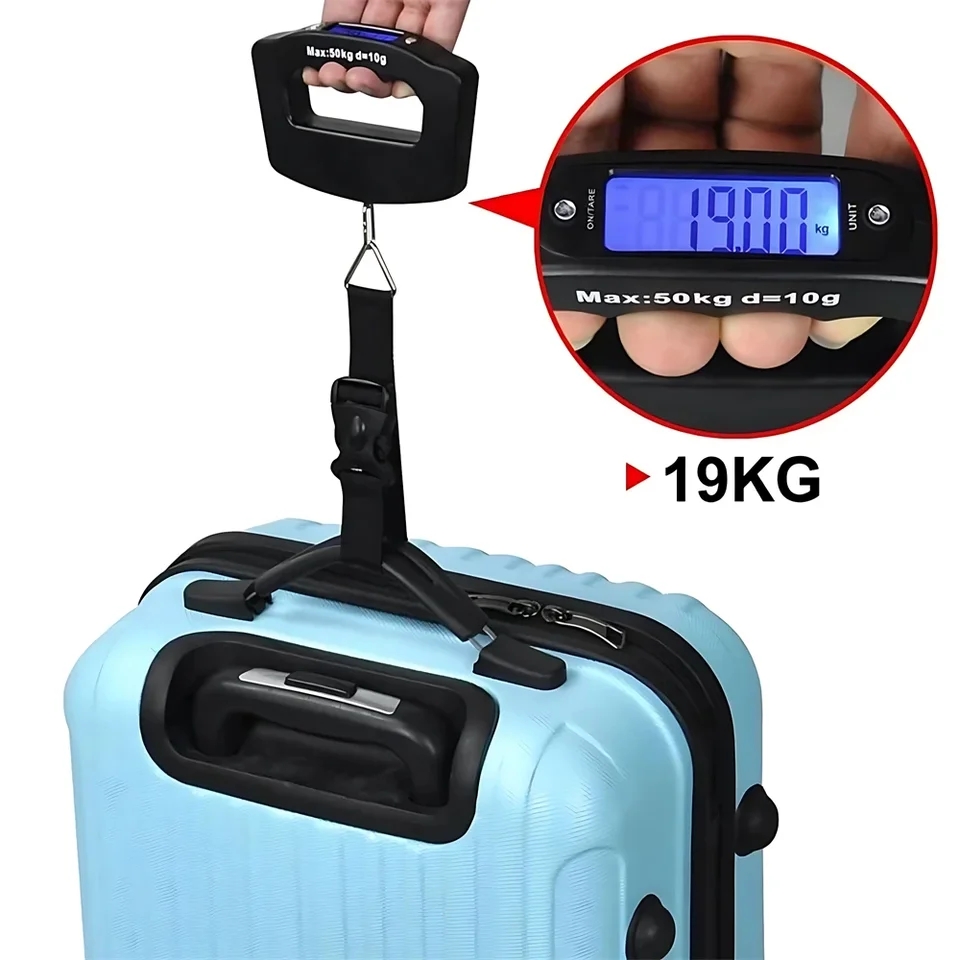 Digital portable scale for luggage travel , fishing , home