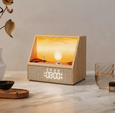 Sleep Aid Wake Up Night Light Alarm Clock