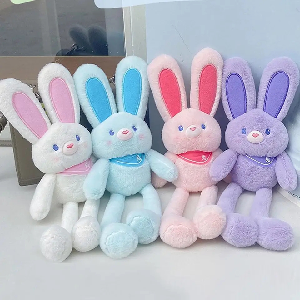 Pulling rabbit kids plush toy