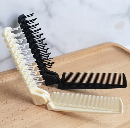 Dual-Sided Foldable Pocket Comb