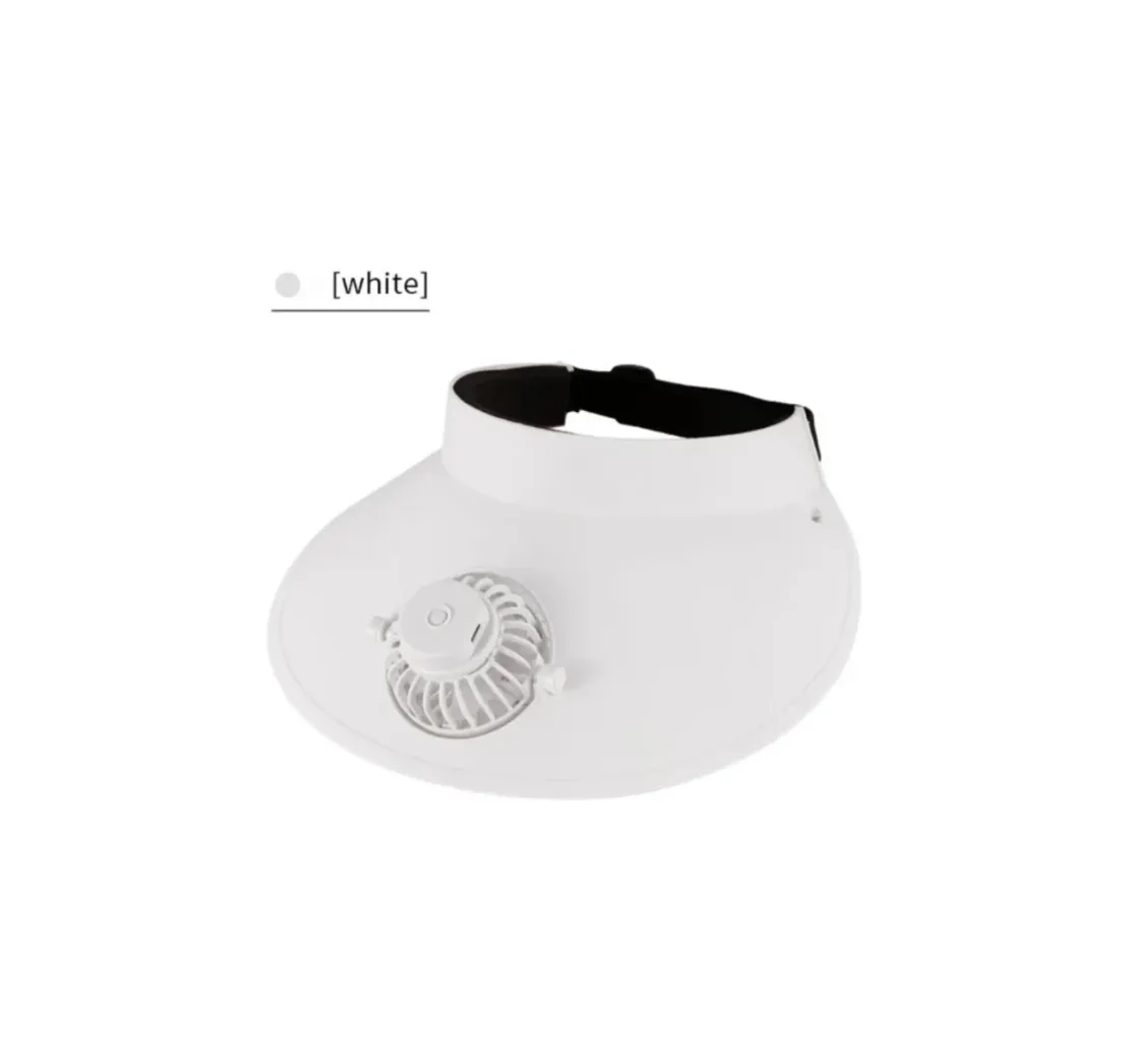 Rotatable USB charging Hat fan