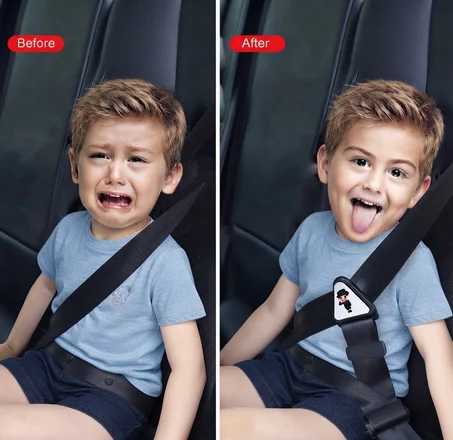 Adjustable Child Car Seat Belt Positioner Strap