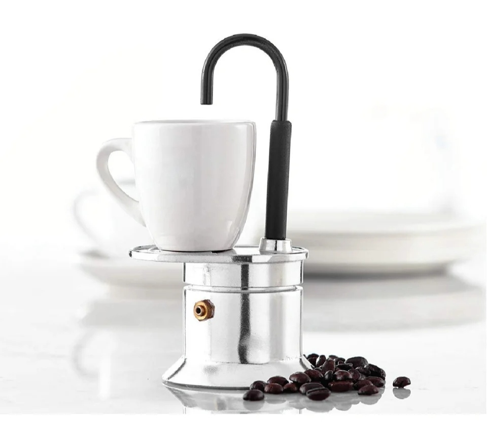 Coffee maker mocha pot for (01/02) cup (50ml/100ml) very cute design