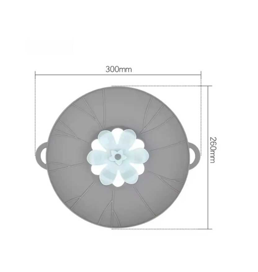 Lid spill stopper cover for pot pan