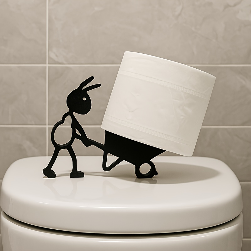 Funny plastic Ant Toilet Paper Holder, Creative Bathroom Decoration Stand