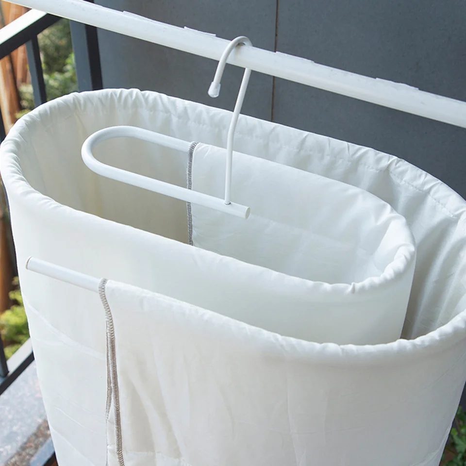 Clothes spiral drying rack, space saving organizer