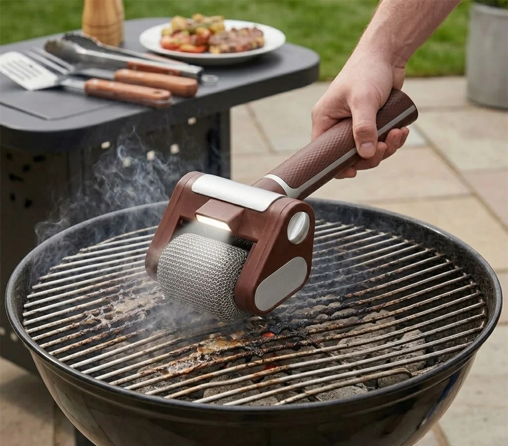 Electric Rechargeable BBQ Grill Cleaner