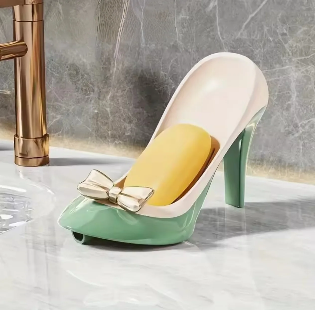 Cute high heels soap sponge holder
