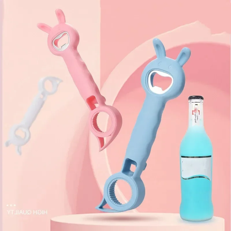 Multi-purpose bottle opener 4in1