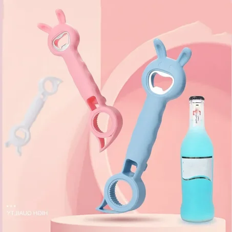 Multi-purpose bottle opener 4in1