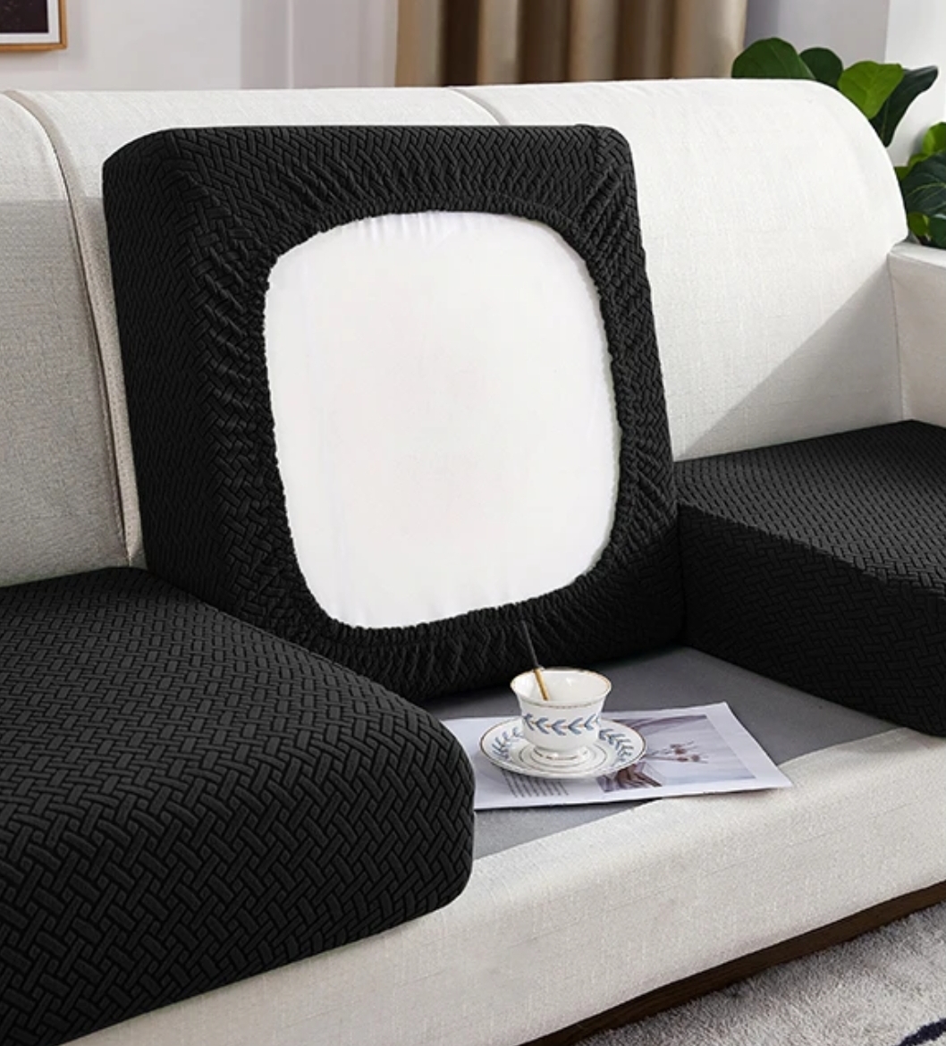 Sofa seat cover, removable seat slip cover