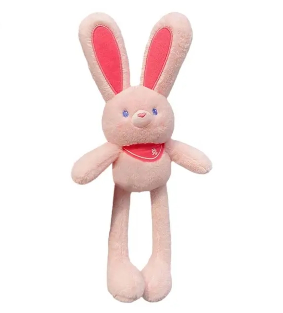 Pulling rabbit kids plush toy