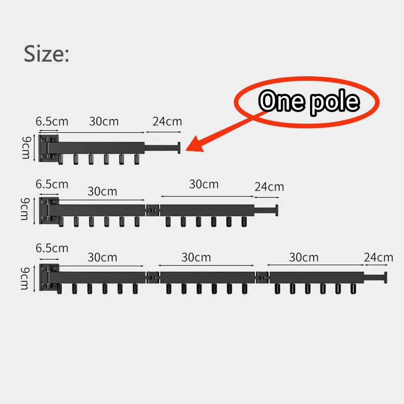 foldable wall mounted drying rack