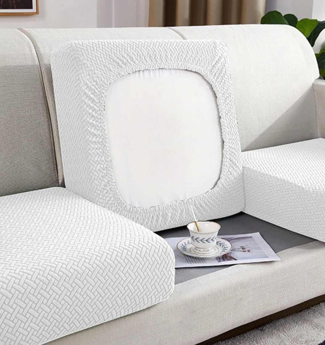 Sofa seat cover, removable seat slip cover