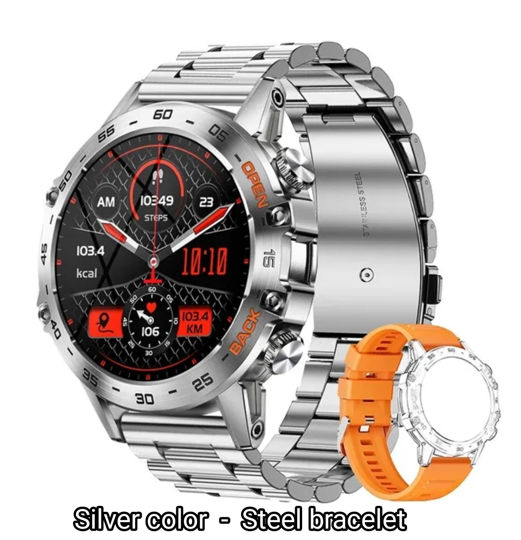 Bluetooth smartwatch 1,39"  call sports fitness tracker IP67 waterproof for Android, IOS