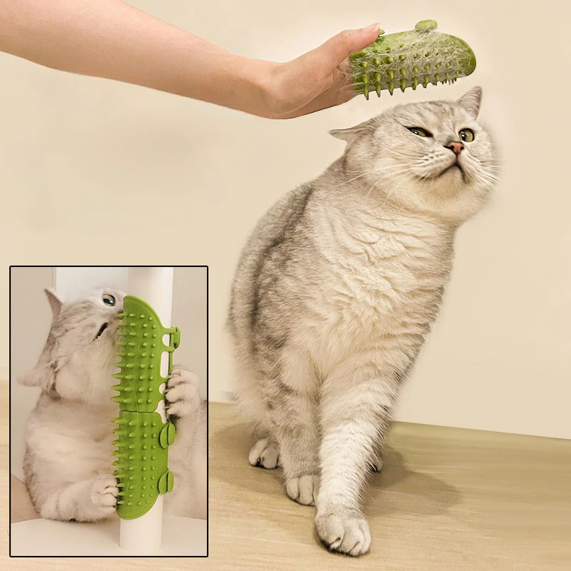 Self-Cleaning Cat Grooming Brush