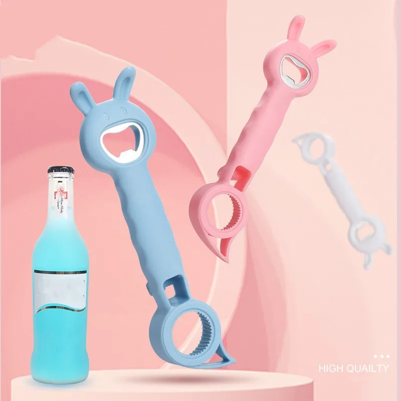 Multi-purpose bottle opener 4in1