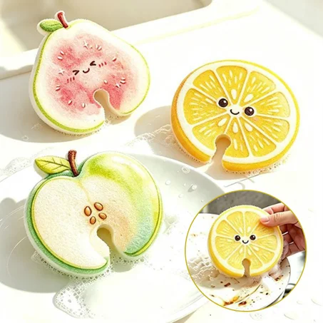 Creative design Dish Sponge with Tap Slot