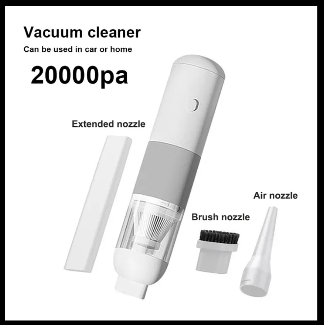 Wireless Portable vaccum cleaner , USB Charging  for Car or Home