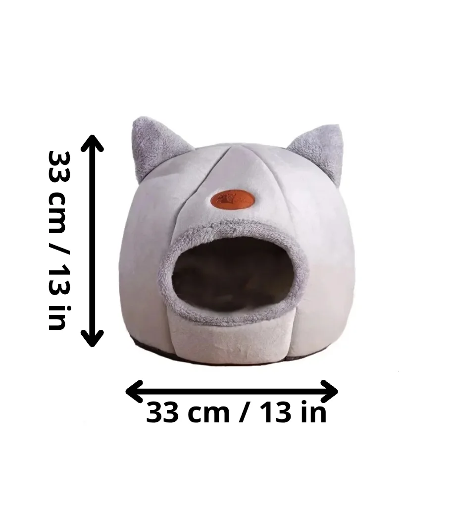 Warm cat house for winter