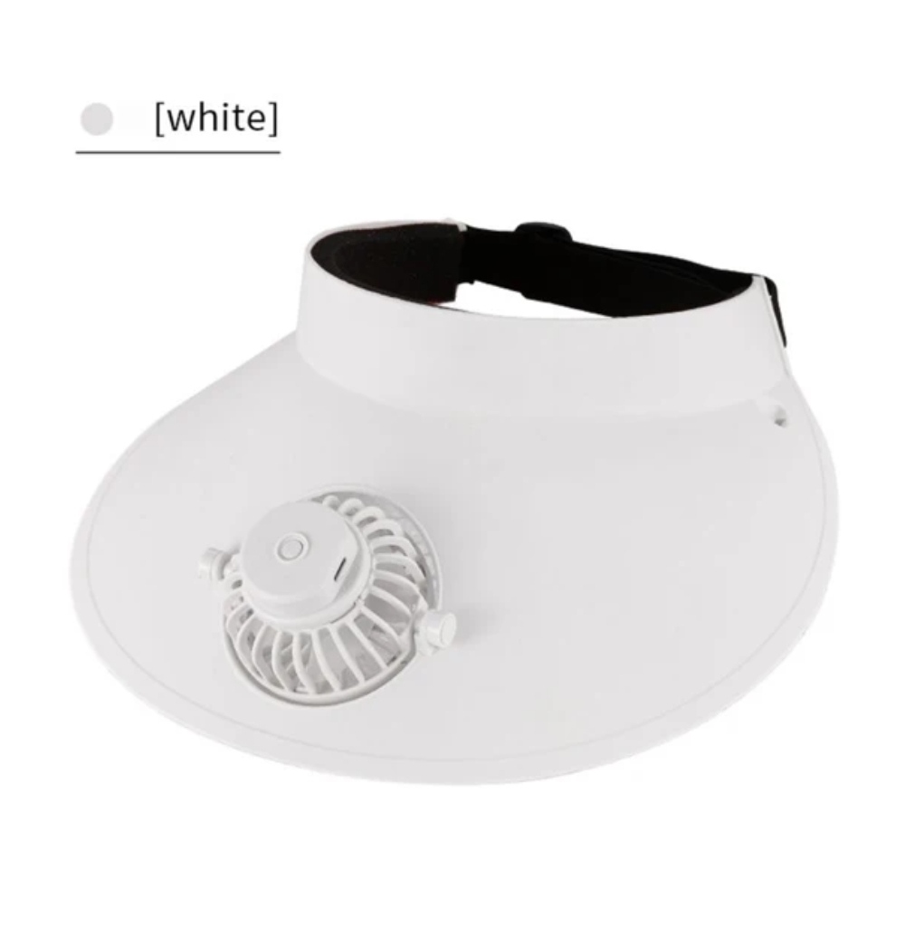 Rotatable USB charging Hat fan