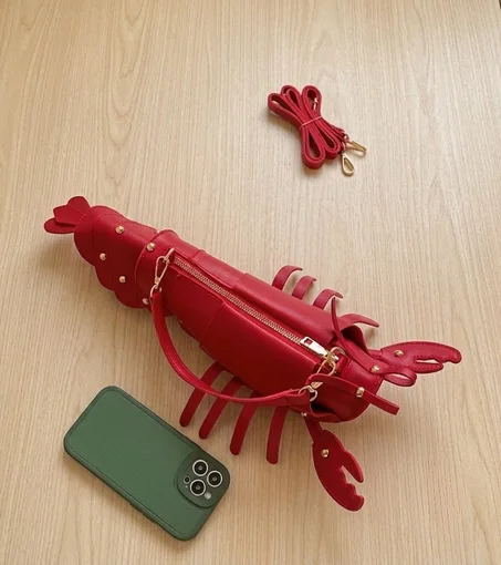 Cute Lobster Shaped Crossbody bag