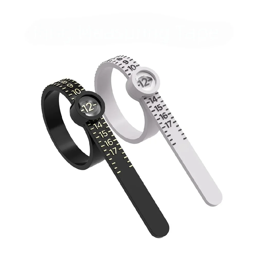 Adjustable Ring Size Measuring Tool with Magnifier