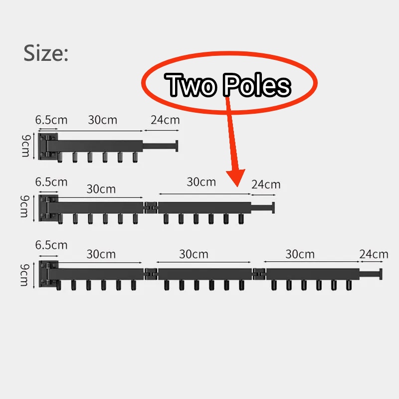 Two poles