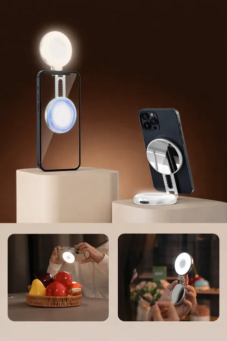 نظام إضاءة مغناطيسي احترافي للموبايل