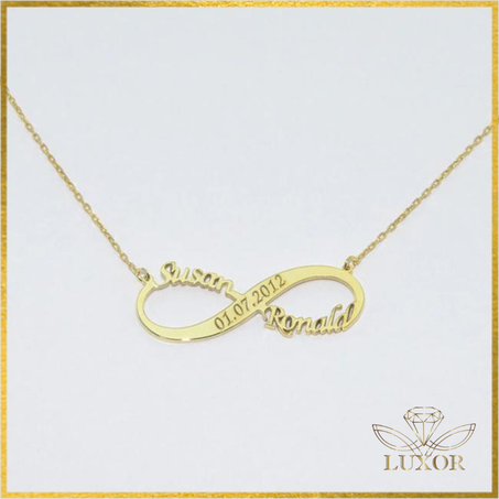 Collier Prénom Infini Personnalisé