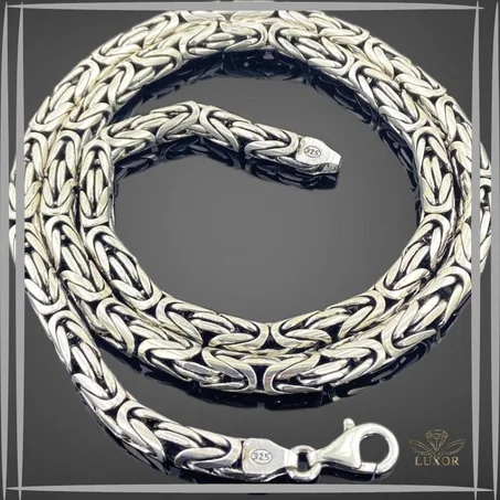 Collier Balinais maille Snake en argent massif
