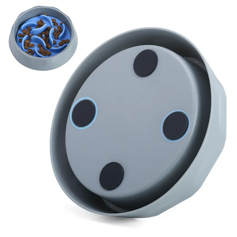 Gamelle Antiglouton 2-en-1 en Silicone – Pour Chien et Chat