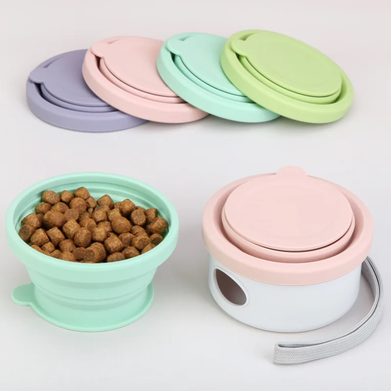 Kit 3-en-1 de Promenade – Porte-sacs, Distributeur de Snacks et Gamelle Pliable