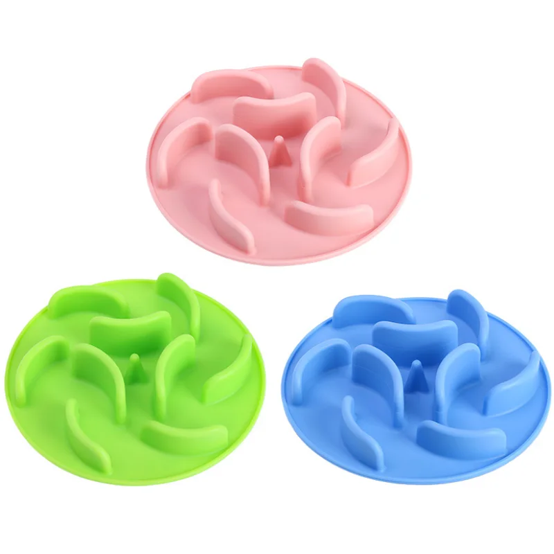 Gamelle Antiglouton 2-en-1 en Silicone – Pour Chien et Chat