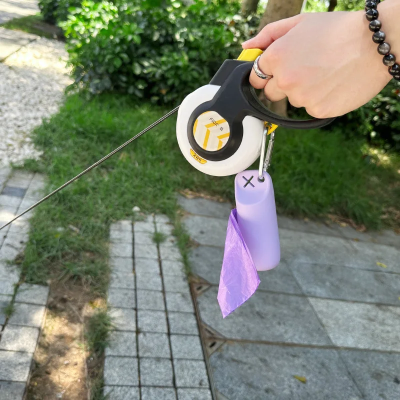 Porte-sacs à déjections en silicone – Pratique et coloré