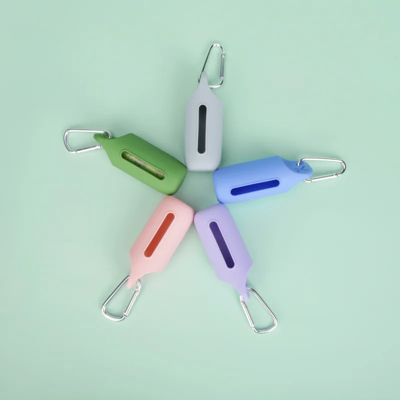 Porte-sacs à déjections en silicone – Pratique et coloré