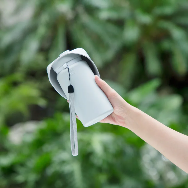 Gourde Pliable pour Chien – Silicone Alimentaire, Portable et Léger