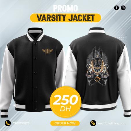 Varsity Jacket Anubis (WHITE)