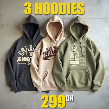 PACK 3 HOODIES V3