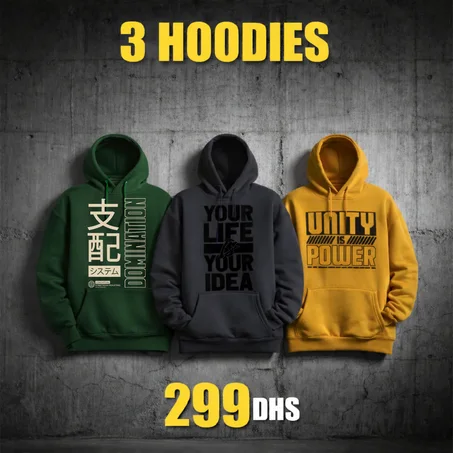 PACK 3 HOODIES V4
