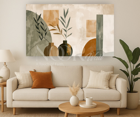 ✨ لمسة عصرية بطابع طبيعي على جدرانك