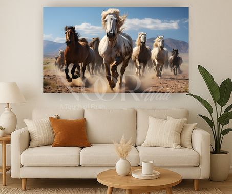 لوحة فنية جمال الخيول  🏇🖼️