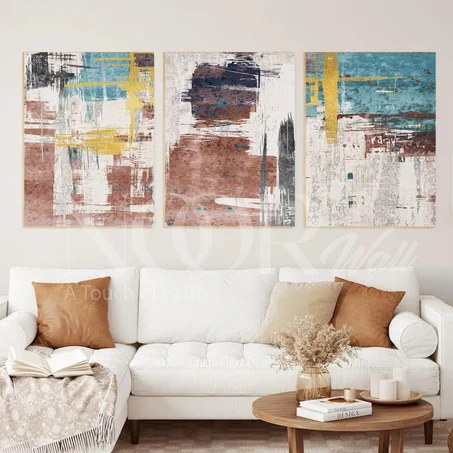 لوحة فنية إيقاع الألوان 🎨🌈