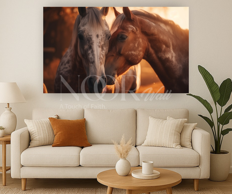 لوحة فنية جمال الخيول  🏇🖼️