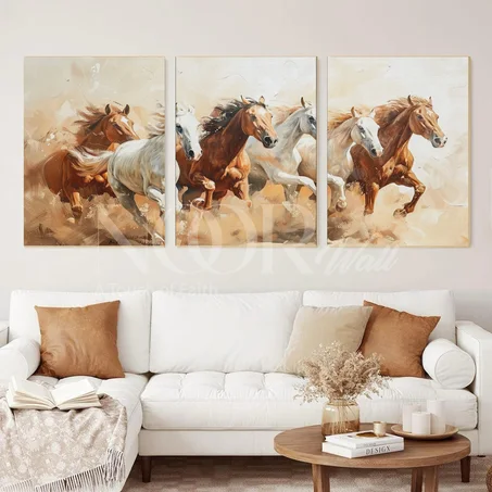 لوحة فنية جمال الخيول  🏇🖼️