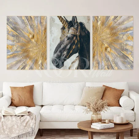 لوحة فنية جمال الخيول  🏇🖼️