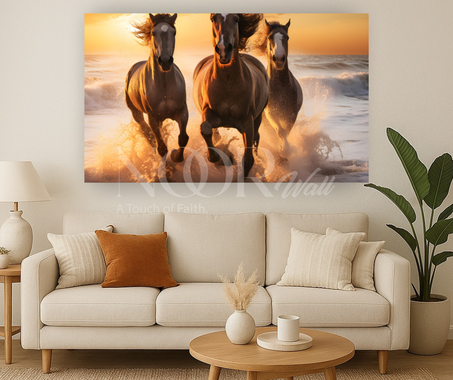 لوحة فنية جمال الخيول  🏇🖼️