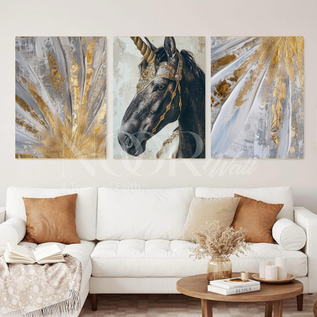 لوحة فنية جمال الخيول  🏇🖼️